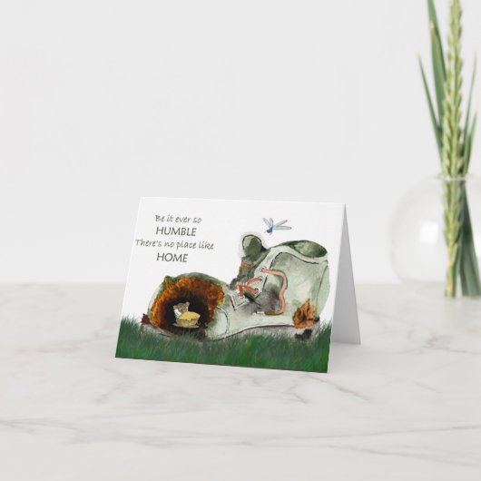 oude schoen aankondiging (Voorkant)