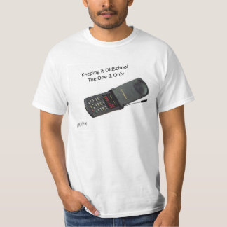 Oude school behouden - omdraaien t-shirt