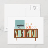 Oude school briefkaart (Voorkant / Achterkant)