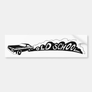 Oude School Camaro - Bumpersticker