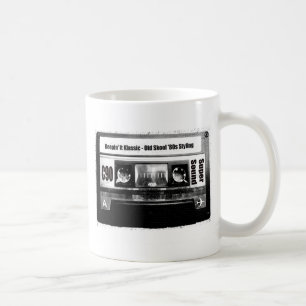 Oude school Cassette Koffiemok