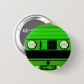 Oude school, Cassette_ Ronde Button 5,7 Cm (Voorkant /achterkant)