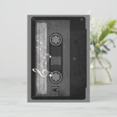 Oude school cassette versleten kaart (Staand voorkant)