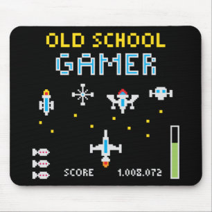 Oude School Gamer - Stellarship - Mousepad Muismat