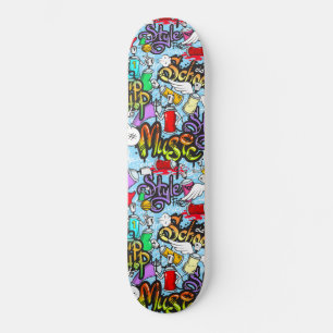 Oude School Graffitti Skateboard