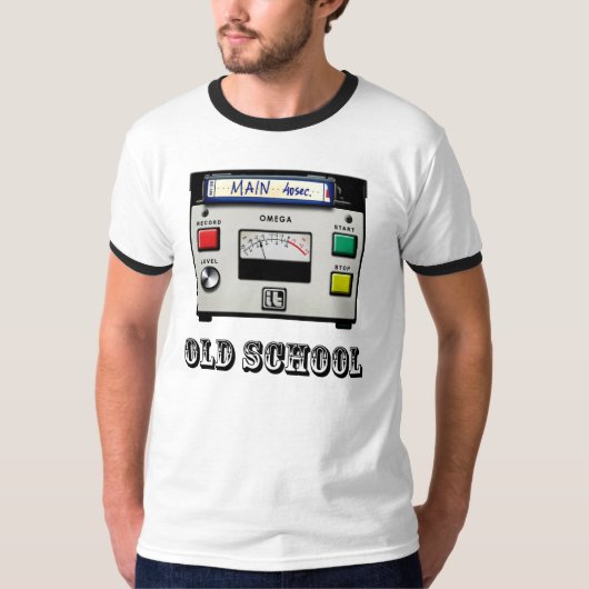 OUDE SCHOOL - Hartmachine T-shirt (Voorkant)