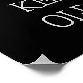 Oude school houden - kabinet Arcade Poster (Hoek)