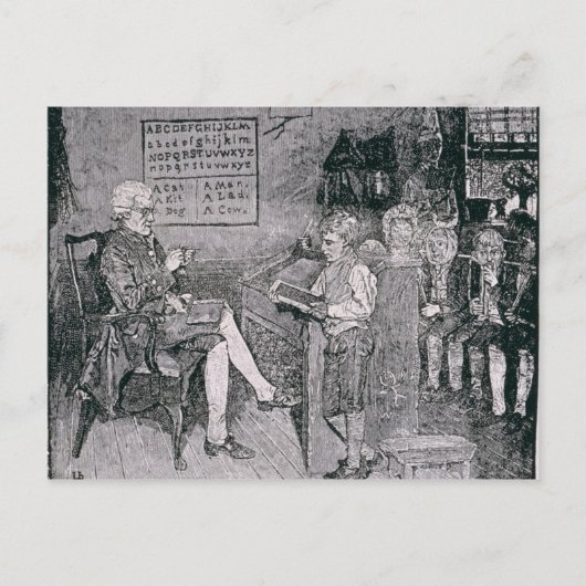 Oude School in Pennsylvania Briefkaart (Voorkant)