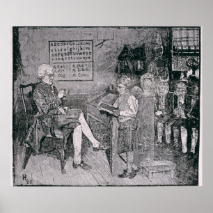 Oude School in Pennsylvania Poster