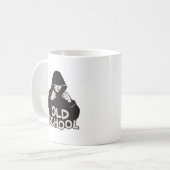 Oude school koffiemok (Voorkant links)