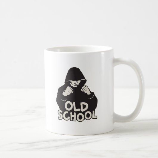 Oude school koffiemok (Rechts)