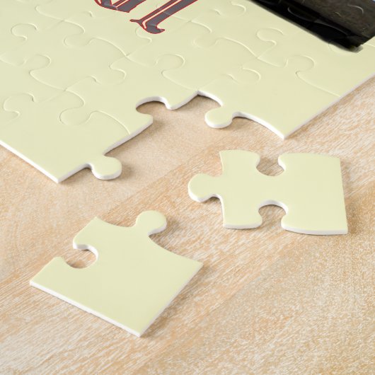 Oude school legpuzzel (Zijkant)