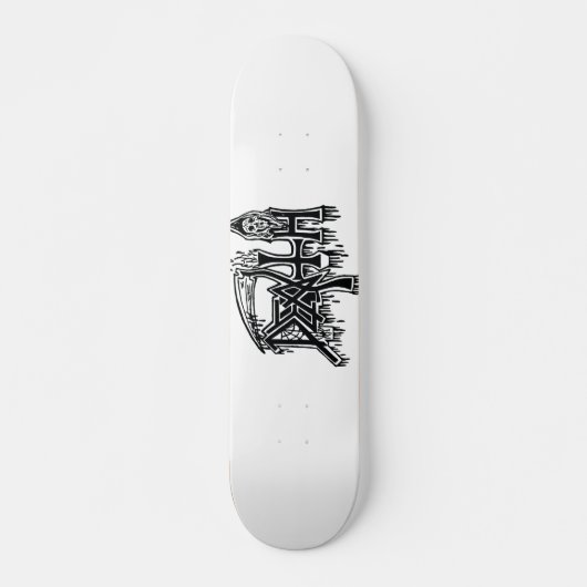 Oude school logo skateboard (Voorkant)