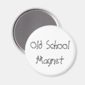 Oude school magneet (Voorkant / Achterkant)