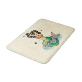 Oude school Mermaid Beauty Badmat (Gekanteld)