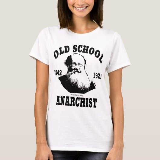 Oude School - Peter Kropotkin T-shirt (Voorkant)