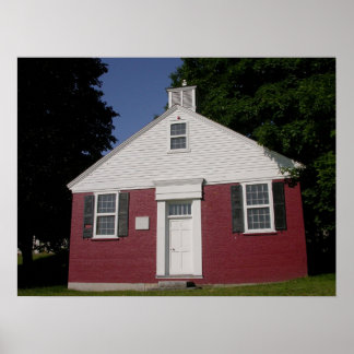 Oude school poster