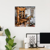 Oude school poster (Thuiskantoor)