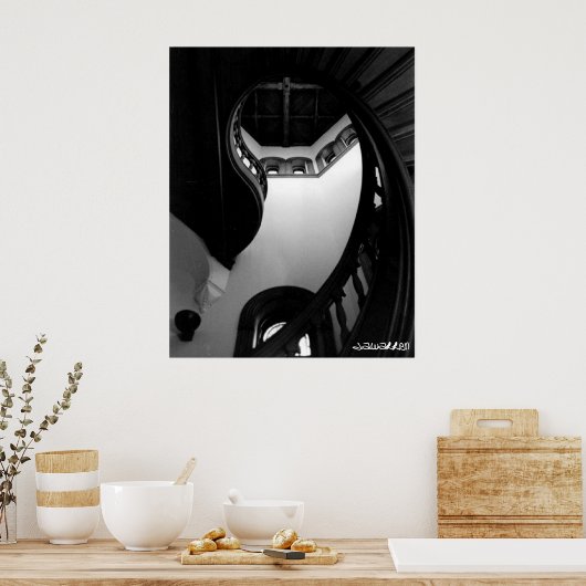 Oude school poster (Keuken)