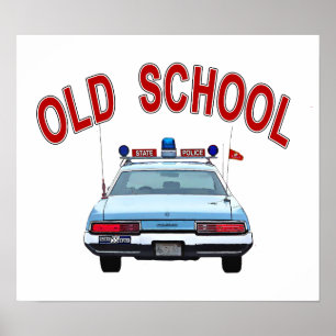 Oude school poster
