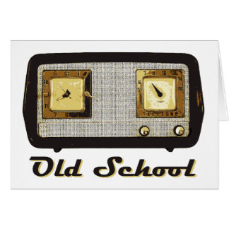 Oude school Radio Retro
