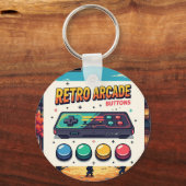 Oude school - Retro Rewind Sleutelhanger (Voorkant)
