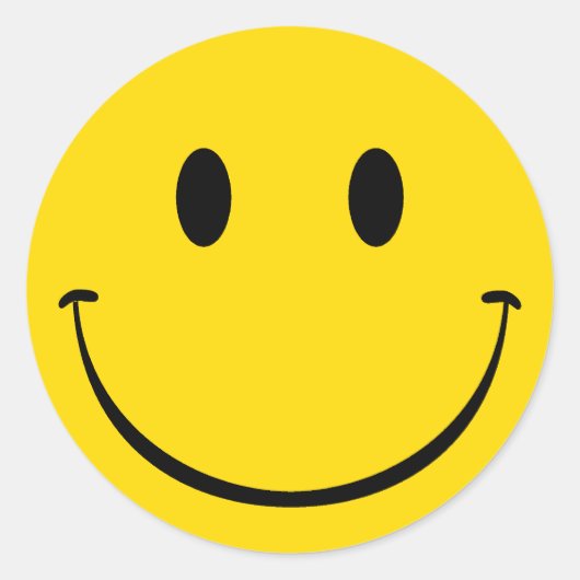 Oude school ronde sticker (Voorkant)