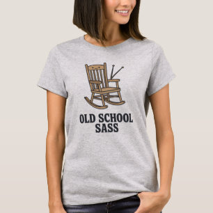 Oude School Sfeer   Grappige Oma Citaat   T-shirt