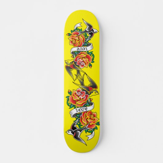 Oude school skateboard (Voorkant)