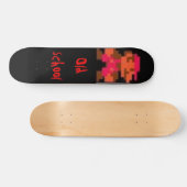 Oude school skateboard (Horizontaal)