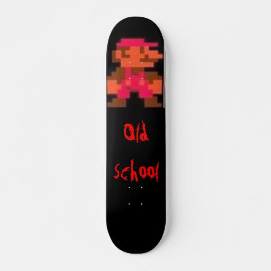 Oude school skateboard (Voorkant)