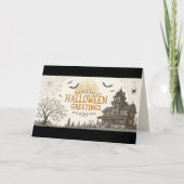 Oude school spookhuis kaart (Voorkant)