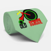 Oude school stropdas (Opgerold)