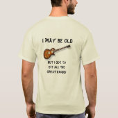 Oude school t-shirt (Achterkant)