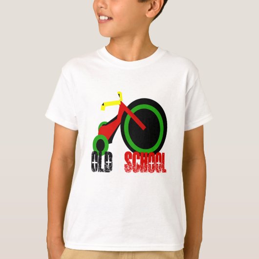 Oude school t-shirt (Voorkant)