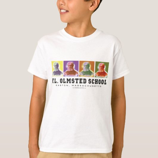 oude school t-shirt (Voorkant)