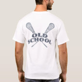 Oude school t-shirt (Achterkant)