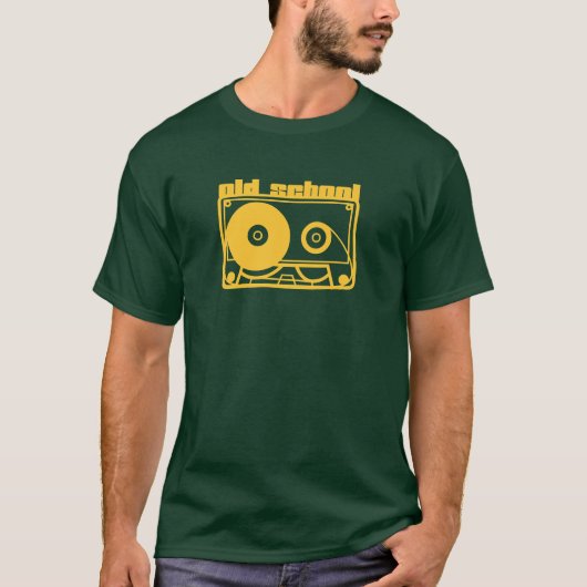 Oude school t-shirt (Voorkant)