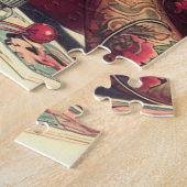 oude school Tattoo paar illustratie Legpuzzel (Zijkant)