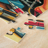 oude school tatttoo pin up legpuzzel (Zijkant)