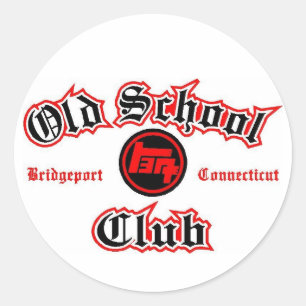 oude school toyota club ronde sticker