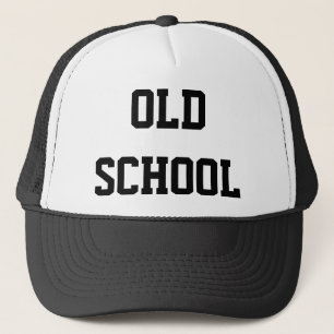 Oude school trucker pet