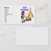 Oude school visitekaartje (Voorkant / Achterkant)