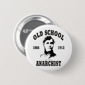 Oude school — Voltairine de Cleyre Ronde Button 5,7 Cm (Voorkant /achterkant)