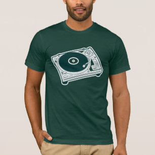 Oude-School Was (draaitafel) T-shirt
