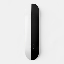 OUDE SCHOOL ZWART EN WITTE DECK SKATEBOARD