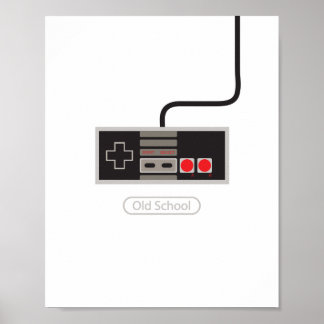 Oude schoolafdrukken poster