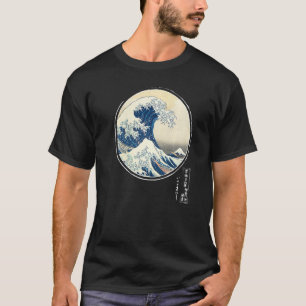 Oude schoolauteur Japans Kanagawa De Grote W T-shirt