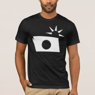 Oude schoolcamera t-shirt