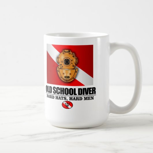Oude schoolduiker koffiemok (Rechts)